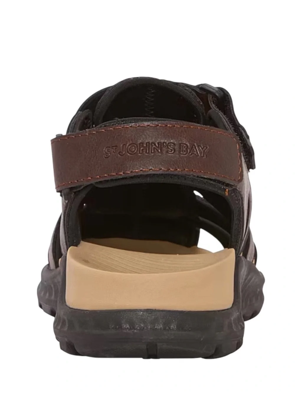 St. John's Bay Fairport Strap Sandals In Brown
